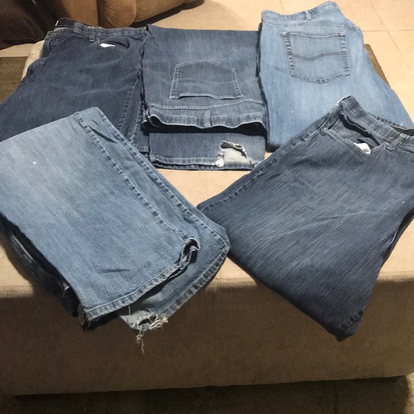 lee custom waist loose fit jeans